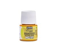Pébéo – Peinture sur verre Vitrea 160°C transparente Jaune clair 45 ml