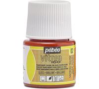 Pébéo Peinture sur verre Vitrea 160°C transparente Jaune Safran 45 ml