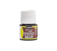 PEBEO - Peinture sur Verre Transparante Vitrea 160°C - Marron Terre - 45 ML