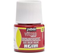 Pébéo Peinture pour verre Vitrea 160 Transparente Orange Paprika 45 ml