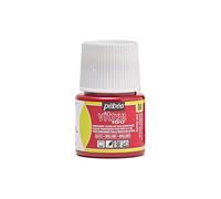 PEBEO - Peinture sur Verre Transparante Vitrea 160°C - Rouge Piment - 45 ML