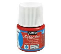 Pebeo - Peinture tissu Setacolor Flacon 45mm - Rouge passion