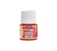 Pebeo peinturepièces 45 ml Pebeo Porcelaine 150 Porcelaine flacons de peinture pour, Rouge corail, 45 mlCorail Rouge