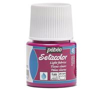 Pébéo Peinture textile Setacolor pour tissus clairs Fuchsia 45 ml