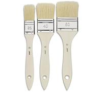 PÉBÉO Pochette 3 Spalters Plat - Soie Beau Blanc 100% Wood FSC -N°25/40/50