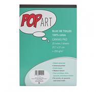 Pébéo Bloc toiles Pébroc Pop Art 41810 Coton A4 210 x 297 mm Papier assortis
