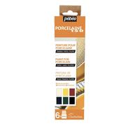 Pébéo Porcelaine 150 Collection Découverte, 6 x 20 ml.