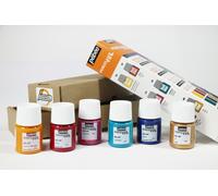 Pebeo Porcelaine 150 Initiation Set 6 X 20ml Brillant Céramique Peinture Chine
