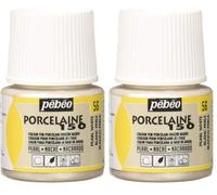 PEBEO Porcelaine P150 Peinture 45 ml Blanc Perle 024056 (Lot de 2)
