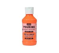 Pebeo Pouring Experiences - Peinture - peinture acrylique - orange fluo - brillant - 118 ml