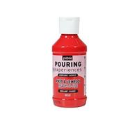 Pebeo Pouring Experiences - Peinture - peinture acrylique - rouge magenta - brillant - 118 ml