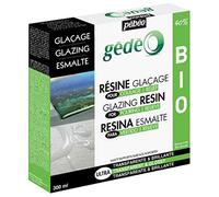 Pébéo – Kit résine de glaçage Gédéo biosourcée à 40% transparente brillante – 300 ml