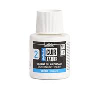 PEBEO - Setacolor Cuir - Diluant Éclaircissant - Auxiliaire pour Cuir et Similicuir - Personnalisation Sac, Chaussure, Basket et Sneaker - Résistance rayures, pliures, frottements - 110 ml