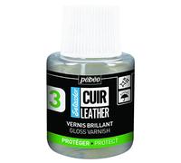 PEBEO - Setacolor Cuir - Vernis Brillant pour Cuir - Auxiliaire pour Cuir et Similicuir - Personnalisation Sac, Chaussure, Basket et Sneaker - Résistance rayures, pliures, frottements - 110 ml