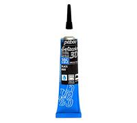 PEBEO Setacolor Tube de peinture 3D effet perlé pour tissu Noir 20 ml