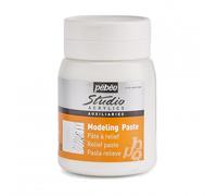 Pébéo Pâte à relief Studio haute densité – Auxiliaire acrylique Blanc 500 ml
