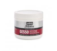 Pebeo Studio acrylic Auxiliaires Gesso Peinture Apprêt en Blanc 500ml