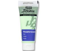 Pébéo Gel phosphorescent Studio Acrylics Liant acrylique autoluminescent Vert 100 ml