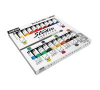 PEBEO Studio Acrylics 20 tubes 20 ml + pinceau