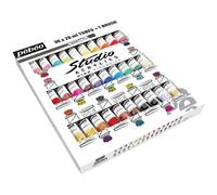 PEBEO Studio Acrylics 30 tubes 20 ml + brosse