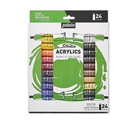 PEBEO - Studio Acrylics - Set de Peinture Acrylique Haute Qualité pour Artistes Professionnels et Peintres Amateurs - 24 Tubes de 12 ml 668720