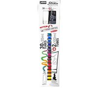 Pebeo Studio Peinture acrylique Lot de 30 x 20 ml & 2 x 100 ml Déplie Ensemble