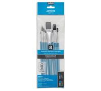 Pebeo Synthétique Écureuil Doux Aquarelle Peinture Pinceau Set 8pc 952205