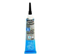 Pébéo Tube 20ml Peinture Tissu Setacolor 3d Effet Pailleté Poudre D'argent
