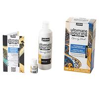 Pébéo - Médium acrylique Ultimate Pouring - Medium A & Catalyseur B, Masterclass vidéo - 500 ml