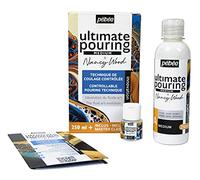 Pébéo - Ultimate Pouring Medium - Technique de Coulage et Lissage Contrôlée pour Peinture Acrylique - Medium A et Catalyseur B - Video Master Class - Idéal pour Fluid Art et Acrylique Pouring - 250 ml