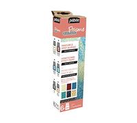 Pébéo Vitrea 160 Coffret Collection Set de Peinture Décoration Verre, Couleurs Assorties, 20 ml (Lot de 6), 120 Pièces
