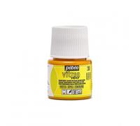 PEBEO - Peinture sur Verre Transparante Vitrea 160°C - Jaune Citron - 45 ML