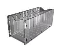 PEBFHSQW 6/10/20 Compartiments Transparents pour Le Rangement et la Gestion des téléphones Portables Boîte de Rangement pour Bureau Boîte de Rangement pour Salle de réunion, Salle de Classe(10 Bits)