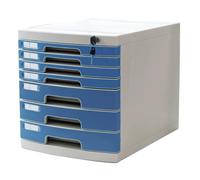 PEBFHSQW Classeur De Bureau Verrouillable en Plastique A4 Organiseur De Tiroirs Multicouches Bureau Maison Et L'école. Boîte Classement pour Documents Archives Papiers Fournitures(7-layersA)