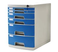 PEBFHSQW Classeur De Bureau Verrouillable en Plastique A4 Organiseur De Tiroirs Multicouches Bureau Maison Et L'école. Boîte Classement pour Documents Archives Papiers Fournitures(6-layersB)