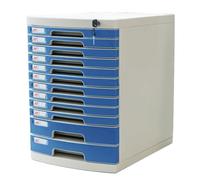 PEBFHSQW Classeur De Bureau Verrouillable - Tiroir De Rangement en Plastique A4 pour Bureau, Maison, École, Boîte De Classement Multicouche pour Documents, Dossiers Et Archives(12-layersB)
