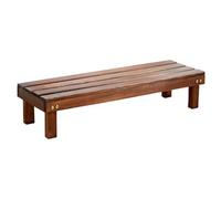 PEBFHSQW Étagère De Rangement en Bois pour Pots De Fleurs - Long Banc De Rangement avec Étagères pour Plantes D'intérieur/extérieur, Jardinage Et Décoration(120 * 25 * 12cm)