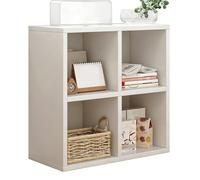 PEBFHSQW Étagère De Rangement Modulable À 4/6/8 Compartiments - Bibliothèque Grande Capacité, Organisateur De Chambre, Meuble De Rangement pour Salon Et Bureau(Blanc,60x24x60cm)