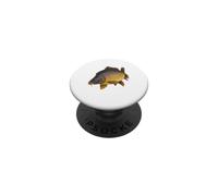 Pêche à la Carpe, Cadeau de pêcheur, Sweat à Capuche, Poisson Comique pêcheur PopSockets PopGrip Adhésif