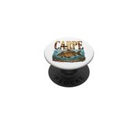 Pêche à la Carpe - L’Esprit du pêcheur Libre PopSockets PopGrip Adhésif
