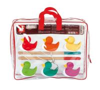 Pêche à la ligne canard pour le bain