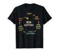 Pêche à la Ligne réussie - Attendez Un Autre Lancer - Big Catch T-Shirt