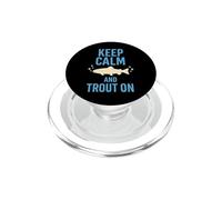 Pêche à la Mouche dans Les eaux du Nord Pêche en rivière Calme Nature Life PopSockets PopGrip pour MagSafe