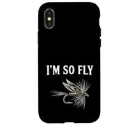 Pêche à la Mouche ruisseau pêche sèche pêcheur I'm So Fly Coque pour iPhone X/XS