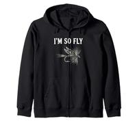 Pêche à la Mouche ruisseau pêche sèche pêcheur I'm So Fly Sweat à Capuche