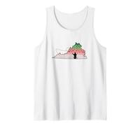 Pêche à la Truite Vintage, Carte de l'État de Virginie, Fish VA Rainbow Débardeur