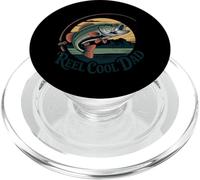 Pêche amusante du 4 juillet - pêcheur patriotique bar poisson PopSockets PopGrip pour MagSafe