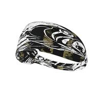 Pêche Au Bar Camouflage Drapeau Américain Unisexe Serre Tete Doux Headband Large Bandeau Cheveux pour Tennis Basketball Randonnée
