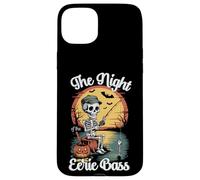 Pêche au Bar Squelette Pêche Halloween Coque pour iPhone 15 Plus