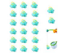 Peche Au Canard,Kit Complet Pêche Aux Canards 20 Pièces Colorées , Jouet De Bain Et Piscine Divertissant, Jeu Interactif Adapté Aux Enfant De Tout Âge
